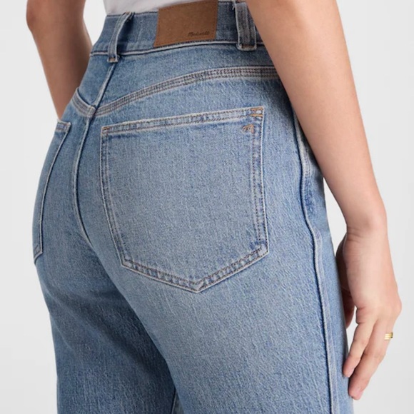 Madewell Light Blue Straight Leg Jeans - Picture 1 of 7